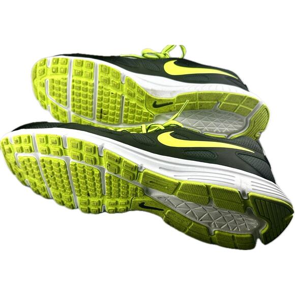 Men 13 NIKE Revolution 2 Black Volt NeonYellow Lo Top Sneakers - Picture 7 of 8